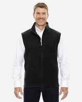 Core 365 88191T Men's Tall Journey Fleece Vest #color_BLACK