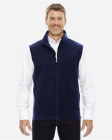 Core 365 88191T Men's Tall Journey Fleece Vest #color_CLASSIC NAVY