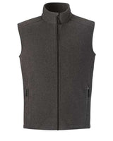 Core 365 88191T Men's Tall Journey Fleece Vest #color_HEATHER CHARCOAL