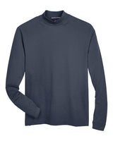 Devon & Jones D420 Adult Sueded Cotton Jersey Mock Turtleneck #color_NAVY