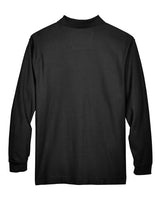 Devon & Jones D110 Men's Pima Piqu Long-Sleeve Polo #color_BLACK