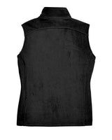 Core 365 78191 Ladies' Journey Fleece Vest #color_BLACK