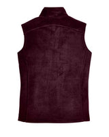 Core 365 78191 Ladies' Journey Fleece Vest #color_BURGUNDY