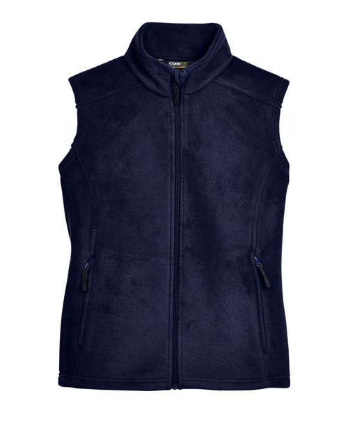 Core 365 78191 Ladies' Journey Fleece Vest #color_CLASSIC NAVY