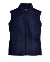 Core 365 78191 Ladies' Journey Fleece Vest #color_CLASSIC NAVY