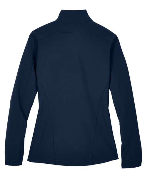 Core 365 78184 Ladies' Cruise Two-Layer Fleece Bonded SoftShell Jacket #color_CLASSIC NAVY