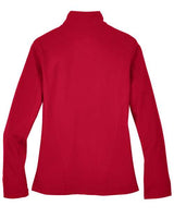 Core 365 78184 Ladies' Cruise Two-Layer Fleece Bonded SoftShell Jacket #color_CLASSIC RED