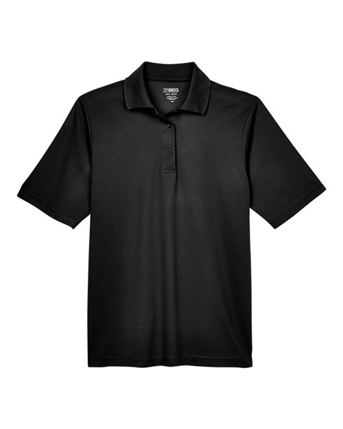 Core 365 88181T Men's Tall Origin Performance Piqu Polo #color_BLACK