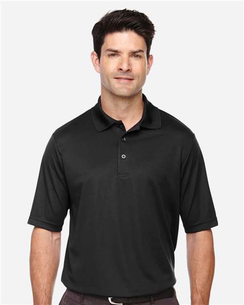 Core 365 88181T Men's Tall Origin Performance Piqu Polo #color_BLACK