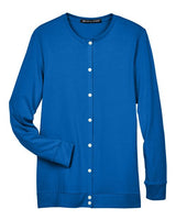 Devon & Jones DP181W Ladies' Perfect Fit Ribbon Cardigan #color_FRENCH BLUE