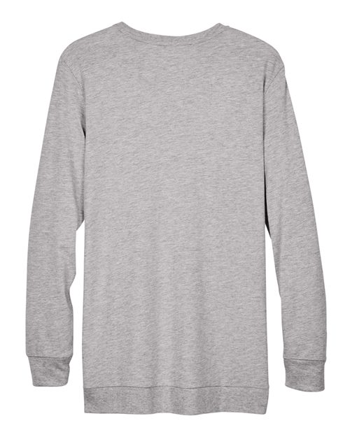 Devon & Jones DP181W Ladies' Perfect Fit Ribbon Cardigan #color_GREY HEATHER