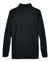 Devon & Jones DG440 Men's Stretch Tech-Shell Compass Quarter-Zip #color_BLACK