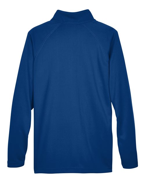 Devon & Jones DG440 Men's Stretch Tech-Shell Compass Quarter-Zip #color_TRUE ROYAL