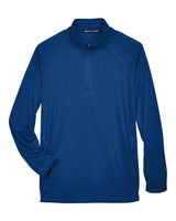 Devon & Jones DG440 Men's Stretch Tech-Shell Compass Quarter-Zip #color_TRUE ROYAL