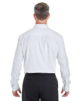 Devon & Jones DG532 Men's Crown Woven Collection RoyalDobby Shirt #color_WHITE