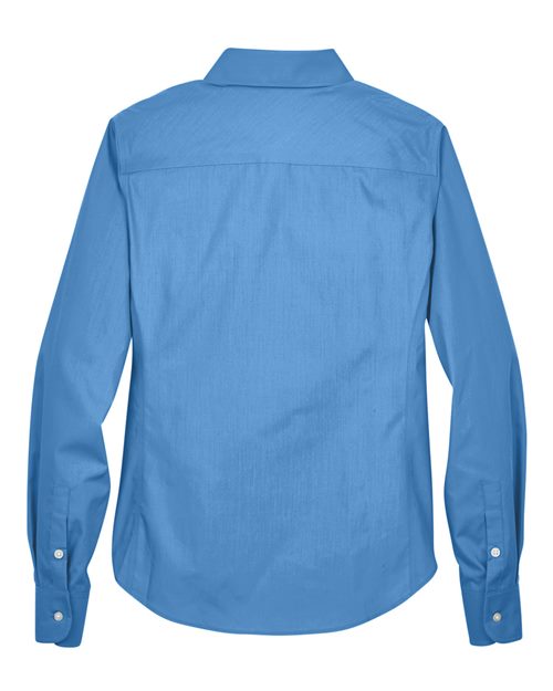 Devon & Jones D620W Ladies' Crown Woven Collection Solid Broadcloth #color_FRENCH BLUE