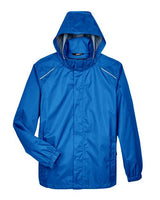 Core 365 88185 Men's Climate Seam-Sealed Lightweight Variegated Ripstop Jacket #color_TRUE ROYAL