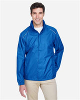 Core 365 88185 Men's Climate Seam-Sealed Lightweight Variegated Ripstop Jacket #color_TRUE ROYAL