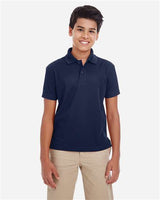 Core 365 88181Y Youth Origin Performance Piqu Polo #color_CLASSIC NAVY