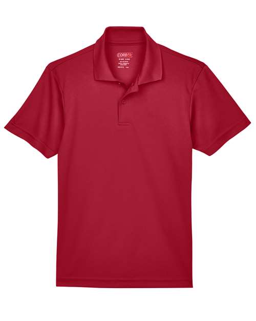 Core 365 88181Y Youth Origin Performance Piqu Polo #color_CLASSIC RED