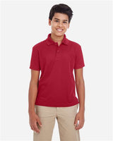 Core 365 88181Y Youth Origin Performance Piqu Polo #color_CLASSIC RED