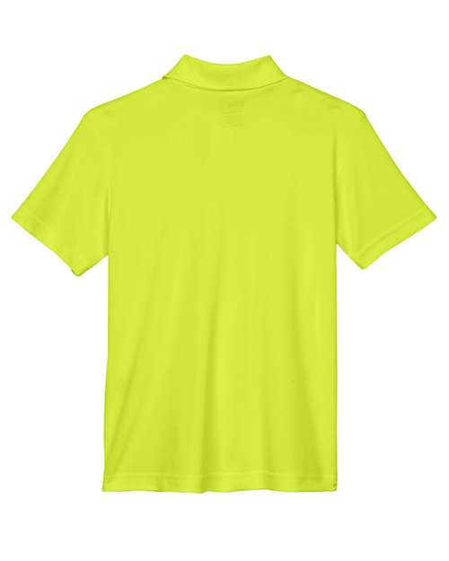 Core 365 88181Y Youth Origin Performance Piqu Polo #color_SAFETY YELLOW