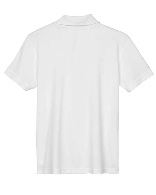 Core 365 88181Y Youth Origin Performance Piqu Polo #color_WHITE