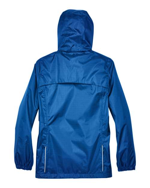 Core 365 78185 Ladies' Climate Seam-Sealed Lightweight Variegated Ripstop Jacket #color_TRUE ROYAL