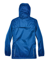 Core 365 78185 Ladies' Climate Seam-Sealed Lightweight Variegated Ripstop Jacket #color_TRUE ROYAL