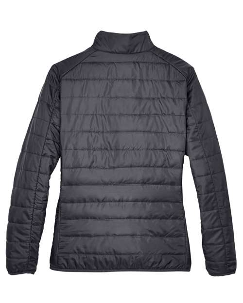 Core 365 CE700W Ladies' Prevail Packable Puffer Jacket #color_CARBON