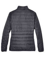 Core 365 CE700W Ladies' Prevail Packable Puffer Jacket #color_CARBON