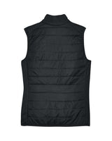 Core 365 CE702W Ladies' Prevail Packable Puffer Vest #color_BLACK