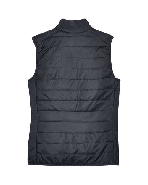 Core 365 CE702W Ladies' Prevail Packable Puffer Vest #color_CARBON