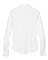 Devon & Jones DG530W Ladies' Crown Woven Collection Solid Stretch Twill #color_WHITE