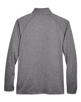 Devon & Jones DG420 Men's Stretch Tech-Shell Compass Full-Zip #color_DK GREY HEATHER