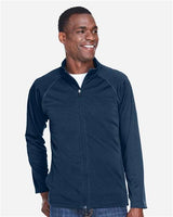 Devon & Jones DG420 Men's Stretch Tech-Shell Compass Full-Zip #color_NAVY