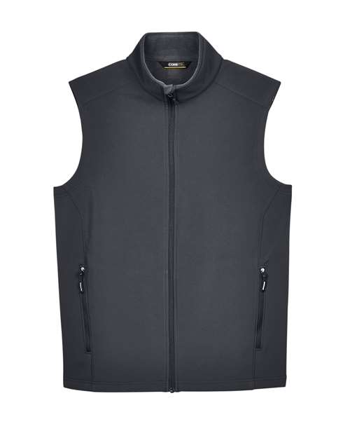 Core 365 CE701 Men's Cruise Two-Layer Fleece Bonded Soft Shell Vest #color_CARBON