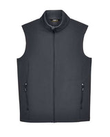 Core 365 CE701 Men's Cruise Two-Layer Fleece Bonded Soft Shell Vest #color_CARBON