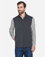 Core 365 CE701 Men's Cruise Two-Layer Fleece Bonded Soft Shell Vest #color_CARBON