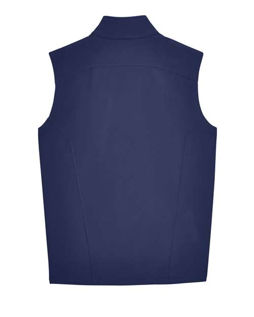 Core 365 CE701 Men's Cruise Two-Layer Fleece Bonded Soft Shell Vest #color_CLASSIC NAVY