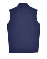 Core 365 CE701 Men's Cruise Two-Layer Fleece Bonded Soft Shell Vest #color_CLASSIC NAVY