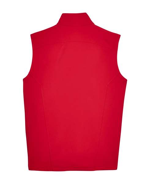 Core 365 CE701 Men's Cruise Two-Layer Fleece Bonded Soft Shell Vest #color_CLASSIC RED