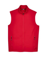 Core 365 CE701 Men's Cruise Two-Layer Fleece Bonded Soft Shell Vest #color_CLASSIC RED