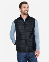 Core 365 CE702 Men's Prevail Packable Puffer Vest #color_BLACK