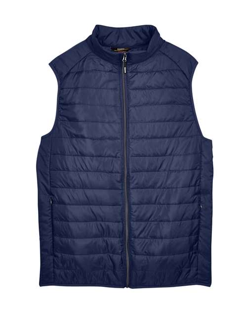 Core 365 CE702 Men's Prevail Packable Puffer Vest #color_CLASSIC NAVY