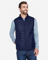 Core 365 CE702 Men's Prevail Packable Puffer Vest #color_CLASSIC NAVY