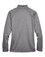 Devon & Jones DG420W Ladies' Stretch Tech-Shell Compass Full-Zip #color_DK GREY HEATHER