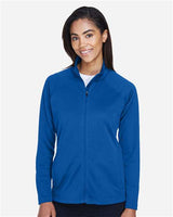 Devon & Jones DG420W Ladies' Stretch Tech-Shell Compass Full-Zip #color_TRUE ROYAL