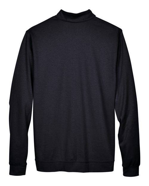 Devon & Jones DG479 Men's DRYTEC20 Performance Quarter-Zip #color_BLK/ GR HT/ GRPH