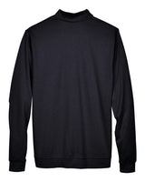 Devon & Jones DG479 Men's DRYTEC20 Performance Quarter-Zip #color_BLK/ GR HT/ GRPH